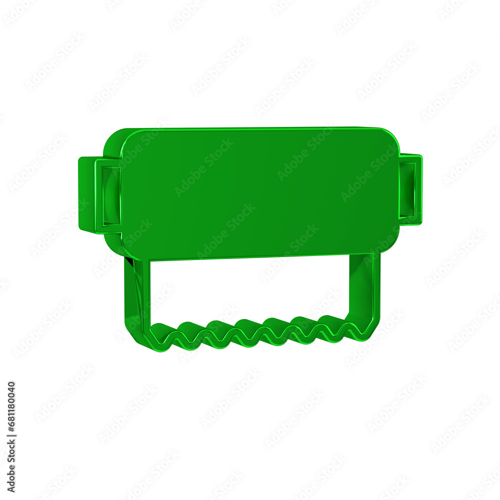 Green Textile fabric roll icon isolated on transparent background. Roll, mat, rug, cloth, carpet or paper roll icon. Green Textile fabric roll icon isolated on transparent background. Roll, mat, rug, cloth, carpet or paper roll icon.