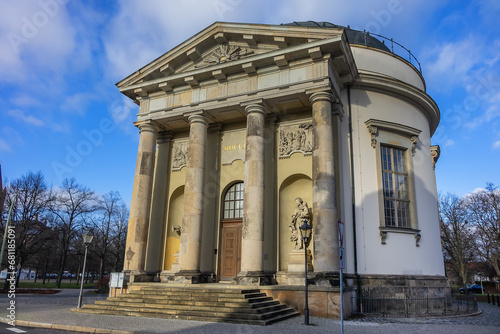 Εκτύπωση καμβά French Church (Franzosische Kirche) located in the former French Quarter, it was built in 1753 for the Huguenot community of Potsdam