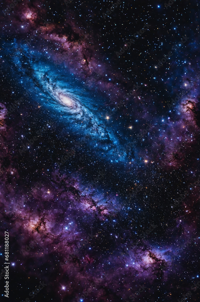 Obraz premium Nebula Abstract background