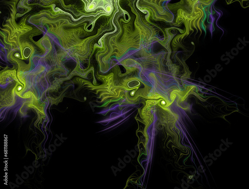 Imaginatory fractal abstract background Image