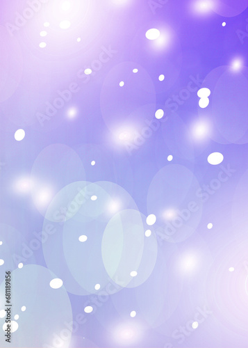 Blue bokeh vertical background for seasonal, holidays, event and celebrations
