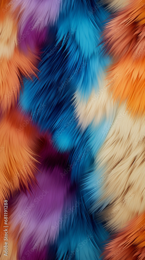 Fur Colorful modern hand drawn trendy abstract pattern Fur Colorful modern hand drawn trendy abstract pattern