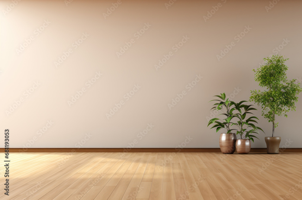Horizontal space with bright mockup empty wall. Living room - modern design Living room Horizontal space with bright mockup empty wall. Living room - modern design Living room