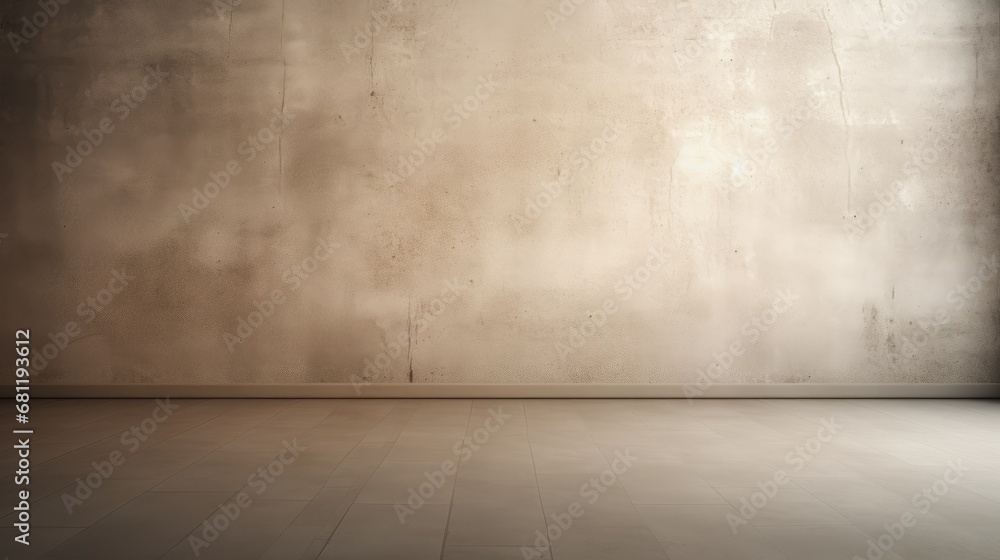Natural grey concrete room with soft lighting for product rendering or backgrounds. Natural grey concrete room with soft lighting for product rendering or backgrounds.