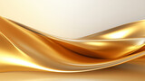 Abstract gold curve lines backgound