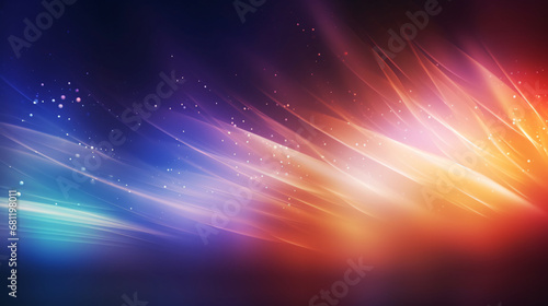 Abstract colored space nebula and lines background