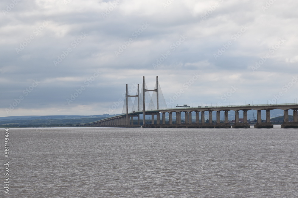 the prince of wales bridge carrying the M4 across the Severn estuary the prince of wales bridge carrying the M4 across the Severn estuary