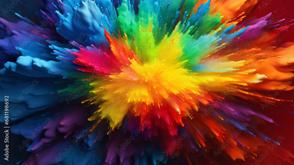 Colorful powder exposion abstract background Colorful powder exposion abstract background
