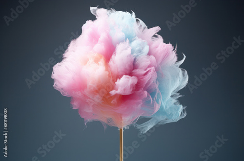 cotton candy on a stick photo