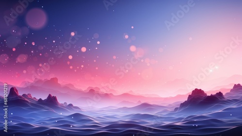 Tranquil gradient galaxy background with gentle transitions. AI generate illustration