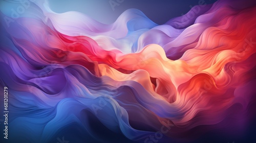 Vibrant gradient galaxy background with bold and contrasting colors. AI generate illustration