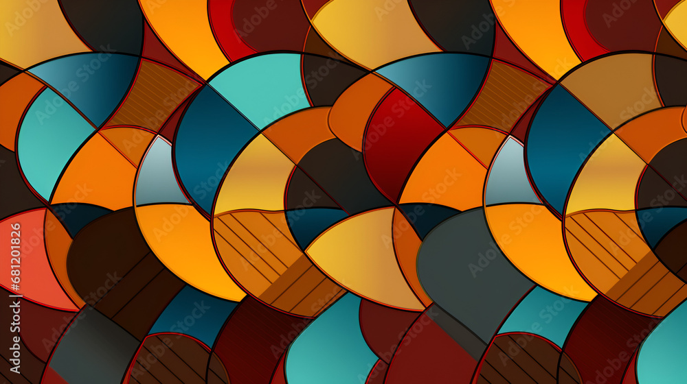 Obraz premium Colorful Abstract Pattern 4K