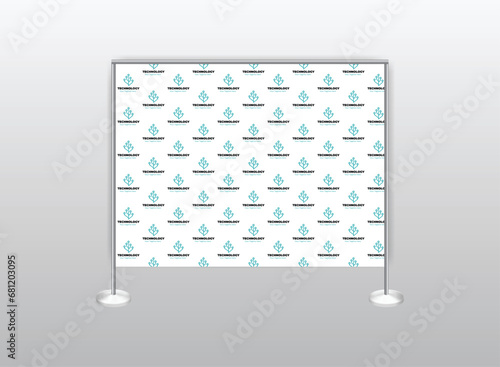 business step and repeat banner design template