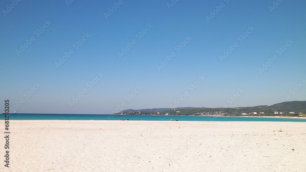 Fototapeta premium Coastal area in Vada, Tuscany, Italy.
