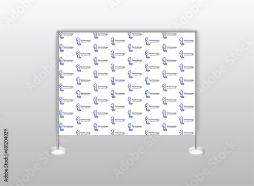 business step and repeat banner design template