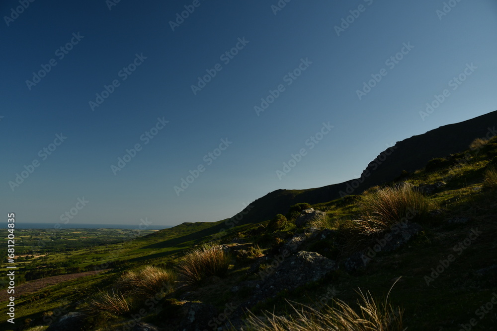 Fototapeta premium Coumshingaun Corrie Lake and the surrounding of Comeragh Mountains