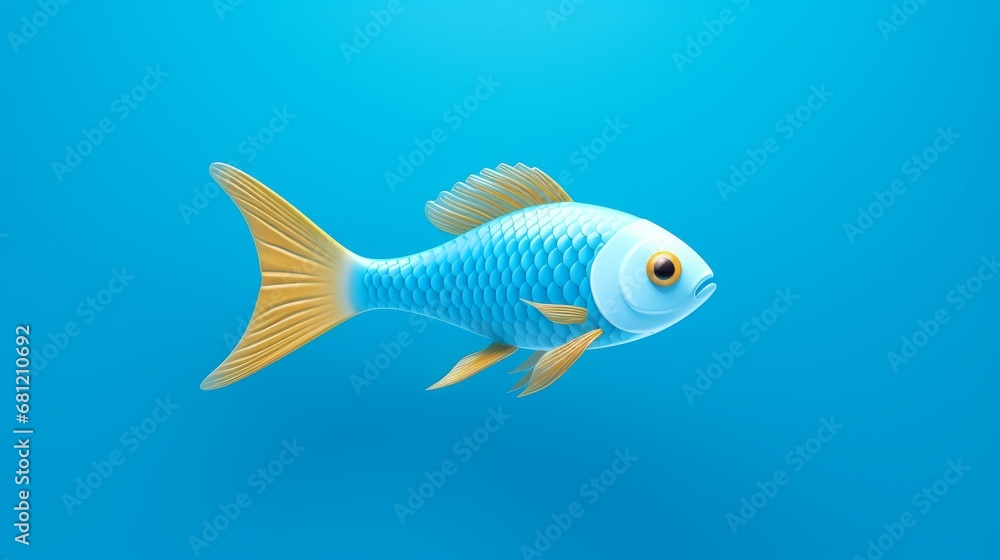 Fototapeta premium cartoon fish.