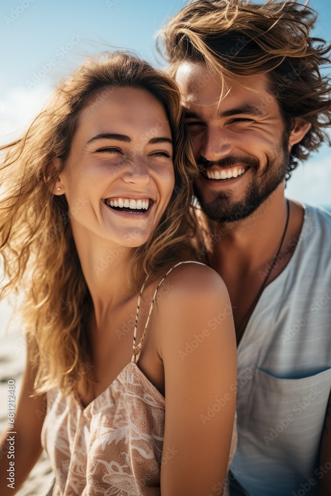 Una pareja joven, actual moderna. Concepto de estilo de vida. Generado por IA. Una pareja joven, actual moderna. Concepto de estilo de vida. Generado por IA.