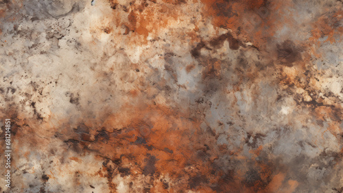 Industrial Rust-Effect Concrete Wall Texture © M.Gierczyk