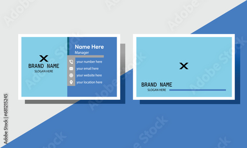 Clean professional business card template, modern business card design, Creative Business Card 