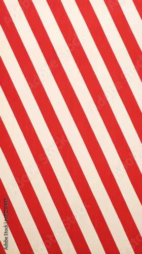 A striped pattern of alternating red and white lines photo