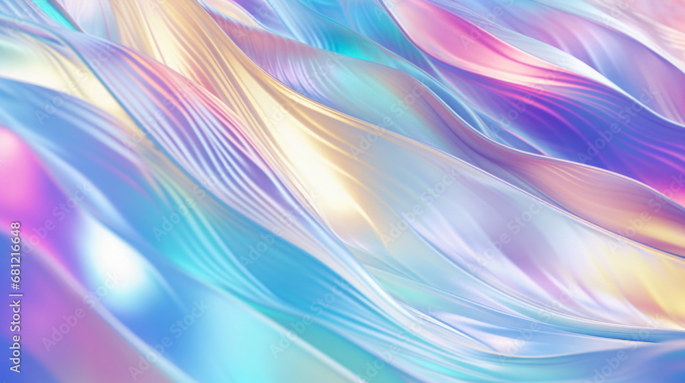 Abstract fluid holographic texture with an iridescent spectrum colors Abstract fluid holographic texture with an iridescent spectrum colors