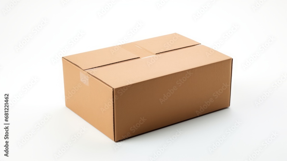 cardboard boxes on white background. cardboard boxes on white background.