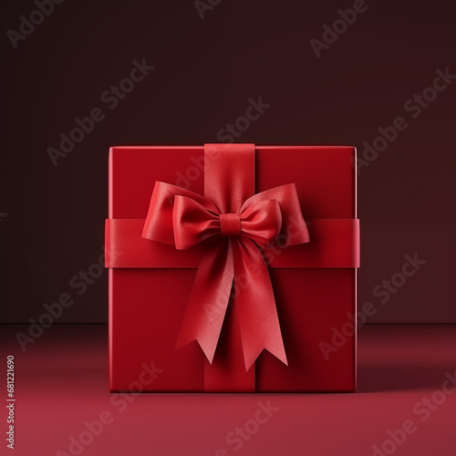 red gift box, christmas, gift Christmas, xmas