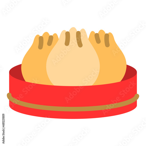 Dumping Flat Style in Design Icon