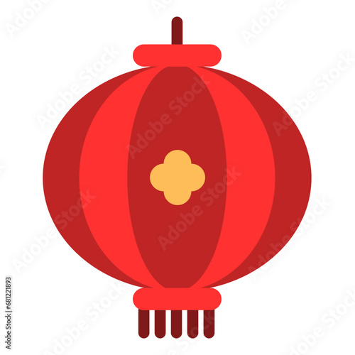 Lantern Flat Style in Design Icon