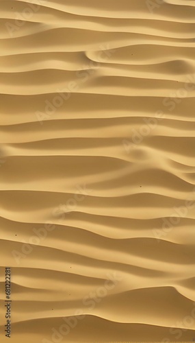 Close up of yellow sand texture background illustration with ripples. AI generated © Jason Yoder