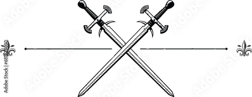 Crossed Swords with Fleur de Lys Header photo