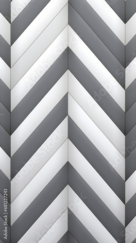 A pattern of grey and white stripes in a diagonal pattern