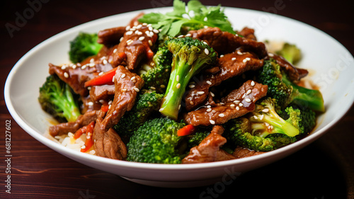 Savory and Flavorful Beef and Broccoli Stir-Fry. © Michael