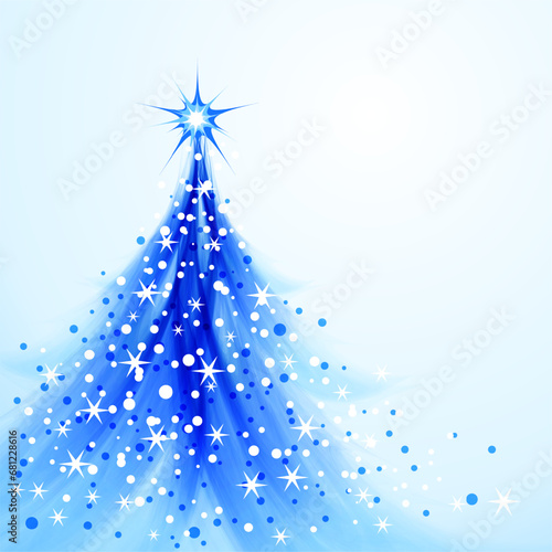 Vector illustration abstract Christmas Background