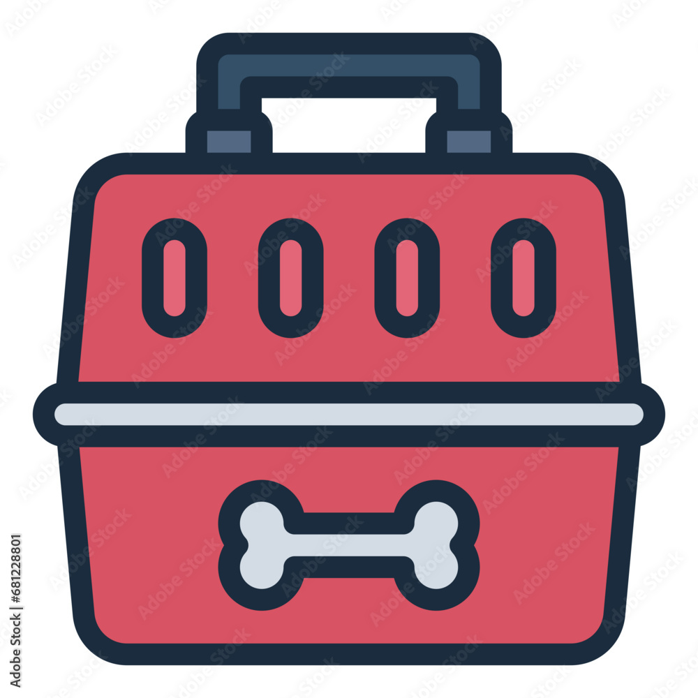 Carrier colorful filled line icon Carrier colorful filled line icon
