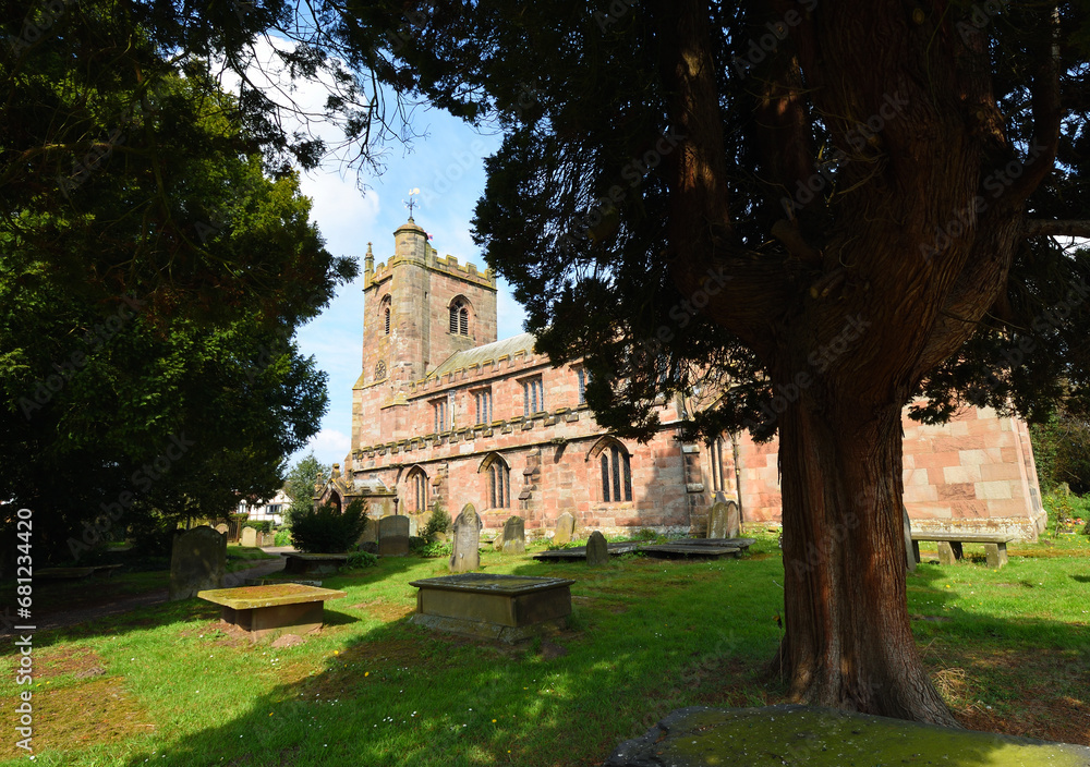 St Margaret's  Parish Church at Wrenbury Cheshire.
