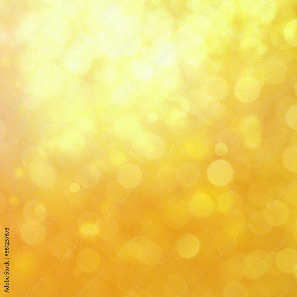 Yellow bokeh background for seasonal, holidays, event and celebrations