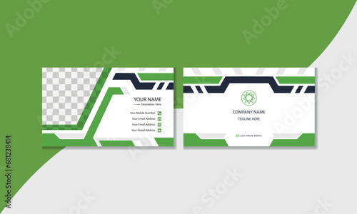 vector and digital business card design,