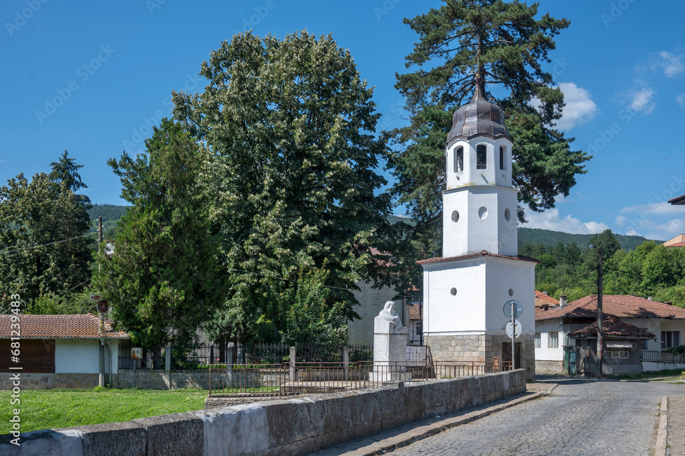 Fototapeta premium Nineteenth century houses in town of Elena, Bulgaria
