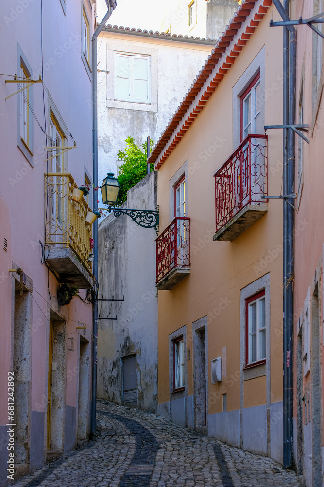 Fototapeta premium narrow street in the old town