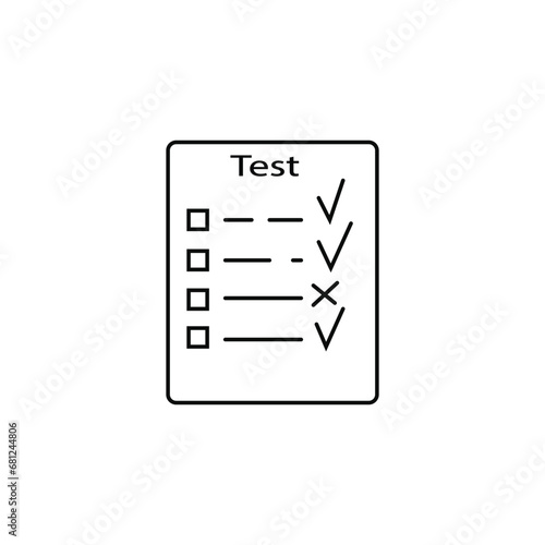 test vector type icon