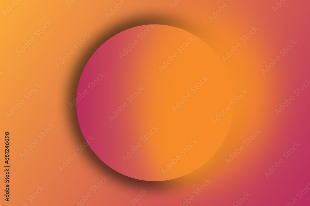 abstract gradient circles as background