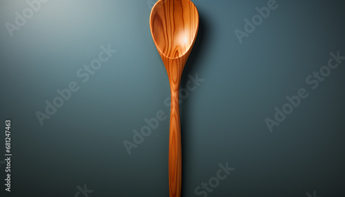 Wooden spoon, spatula, ladle essential kitchen utensils for cooking generated by AI photo