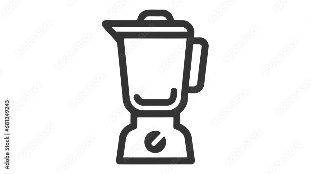 Electric blender icon vector illustration logo template for many purpose. Isolated on white background Electric blender icon vector illustration logo template for many purpose. Isolated on white background