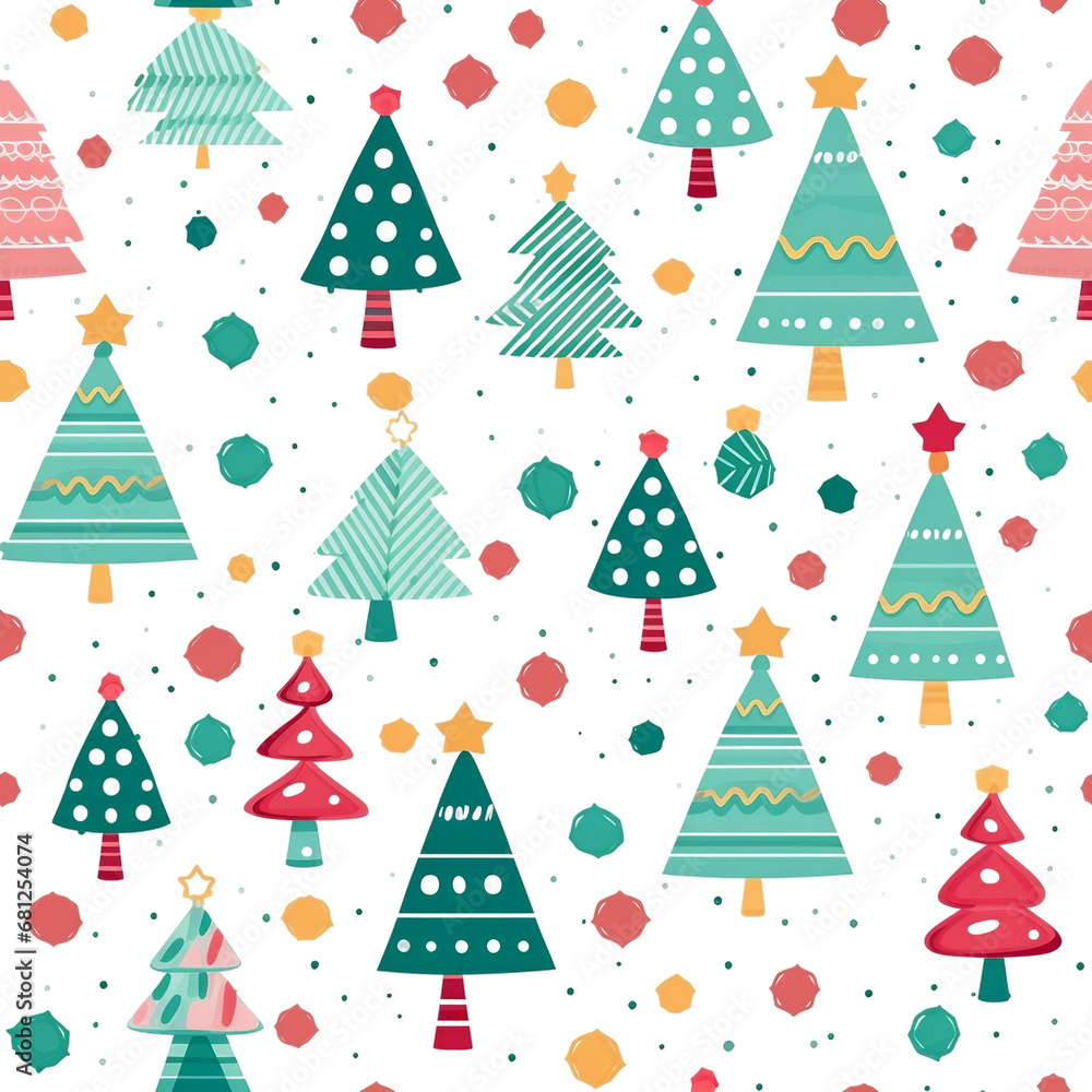 seamless pattern with christmas trees seamless pattern with christmas trees