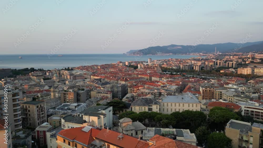 Beautiful Italian city on the coast. Beautiful Italian city on the coast.