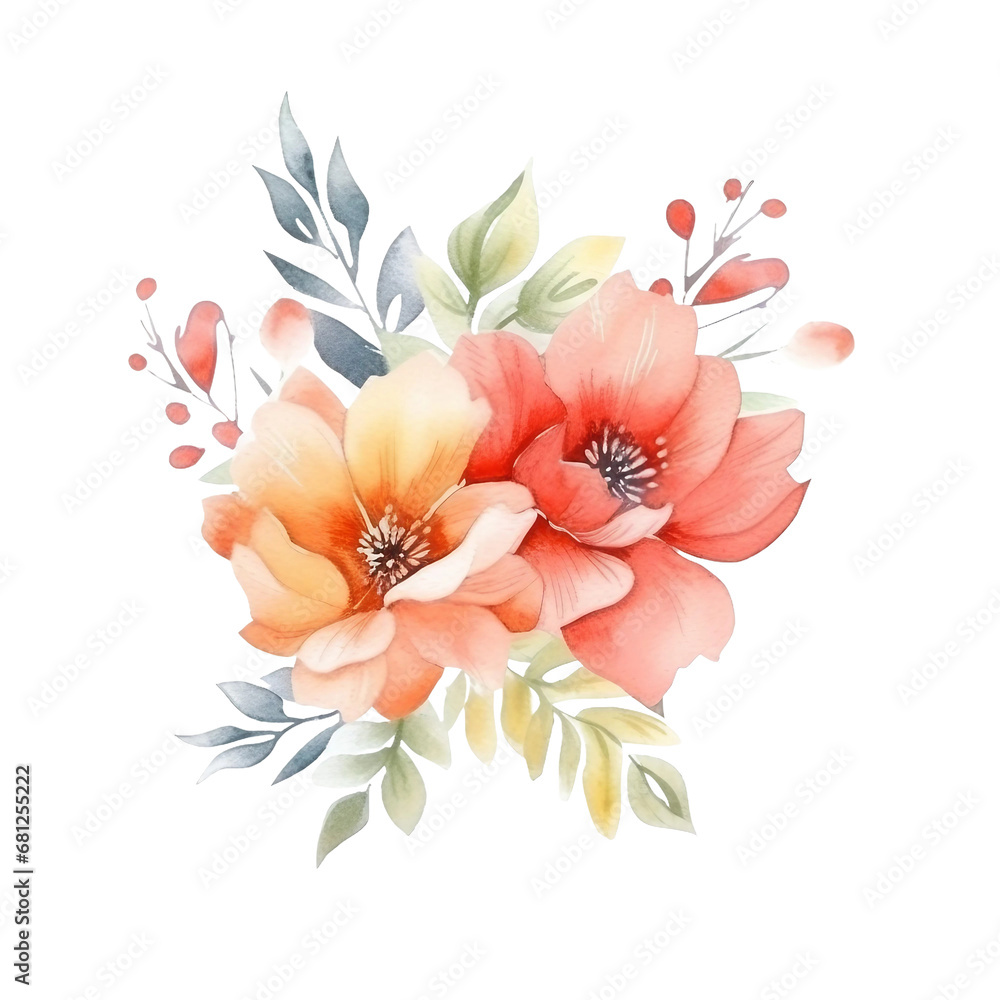 Obraz premium background with flowers