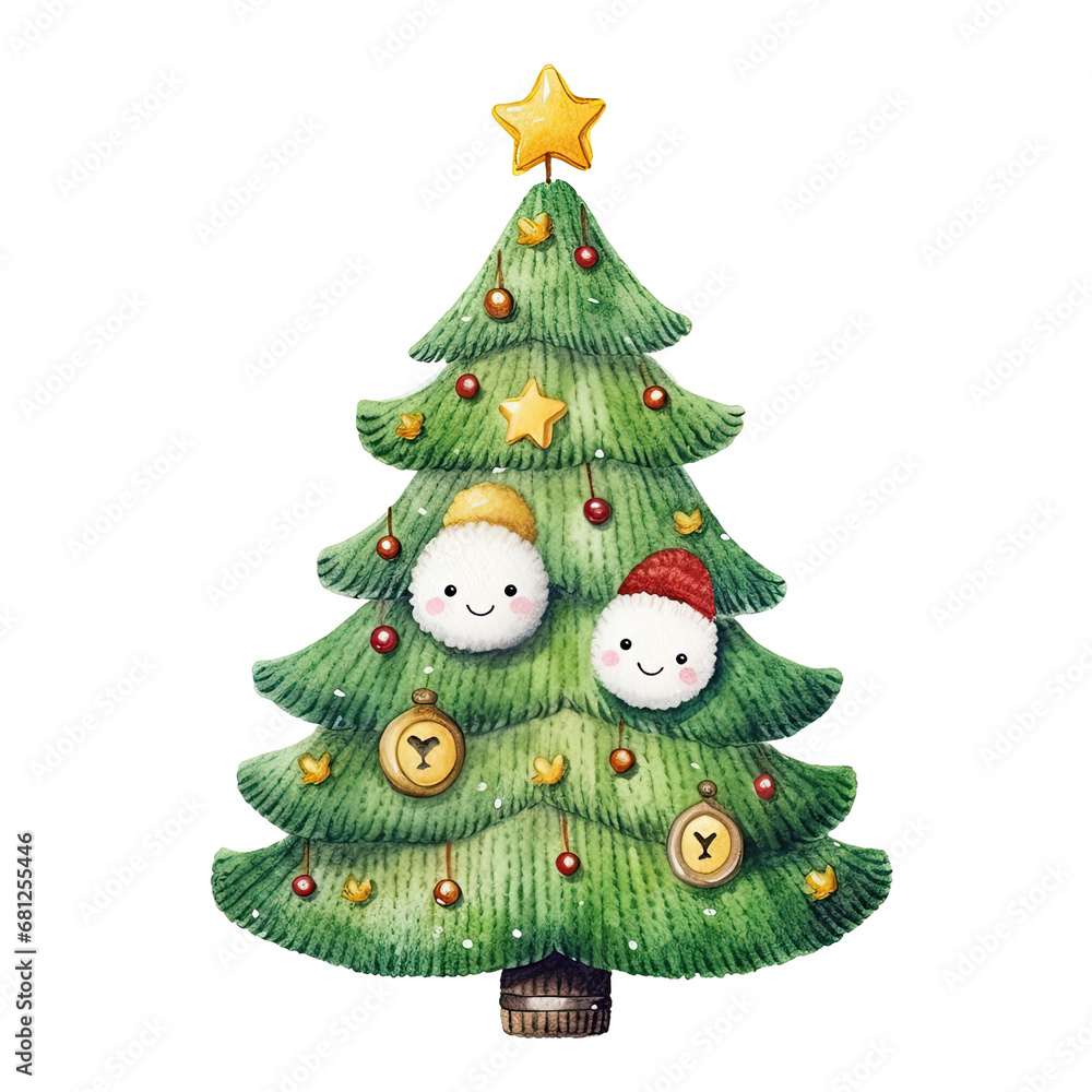 christmas tree isolated on white background christmas tree isolated on white background