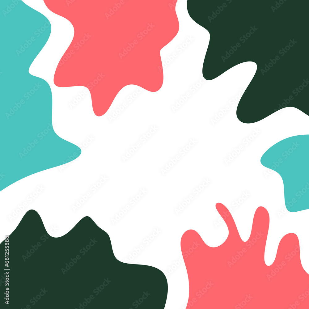 Abstract Shapes Corner Background